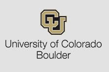 CU Boulder in White